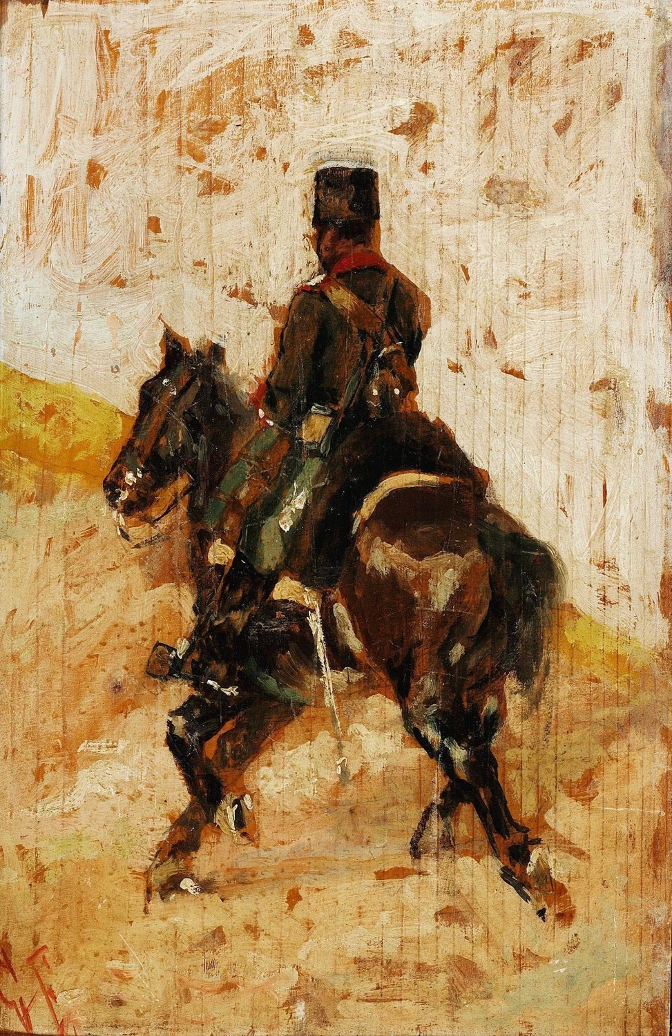 Un cavaliere in uniforme